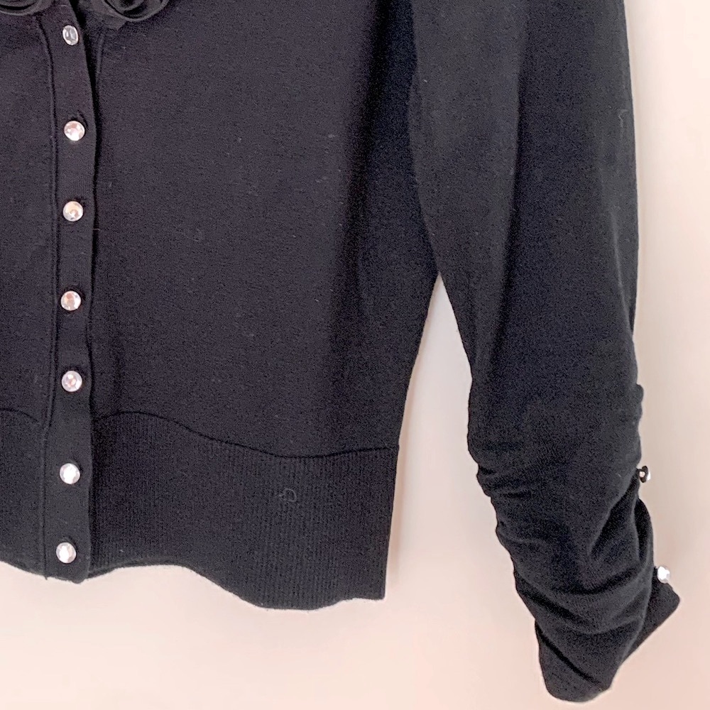 INC size M black sweater top - Picture 9 of 12